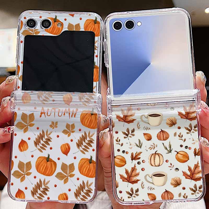 Phone Cases Z Fold 4 - Herfst Esdoornblad Patroon Telefoon Case Voor