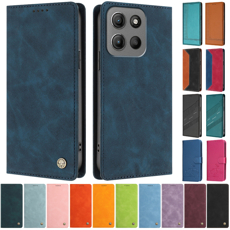 Phone Cases Moto G - G17 Luxe Portemonnee Flip Cover Telefoonhoesje