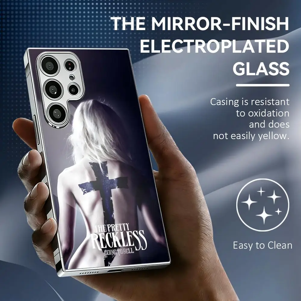 Phone Cases Metal - P-Pretty R-Reckless Telefoonhoesje voor Samsung Galaxy