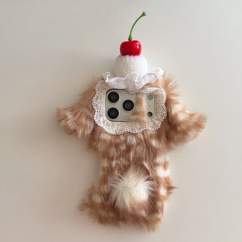 Phone Cases For Iphone 13 - Zachte pluche konijnen telefoonhoes voor iPhone