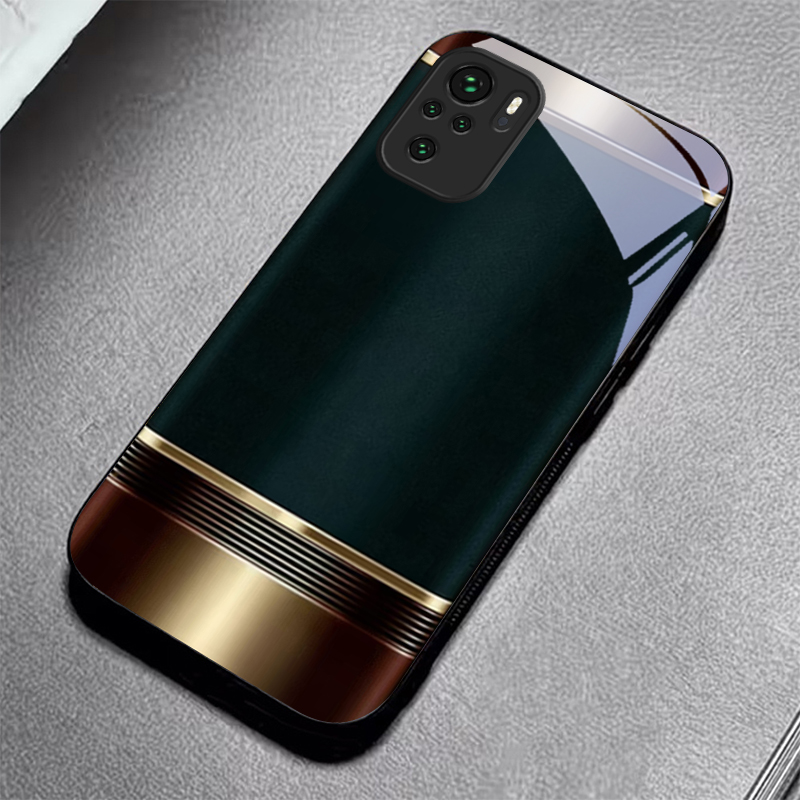 Metalen rand Zwarte Glazen Tel - Phone Cases Metal recensie en prijs