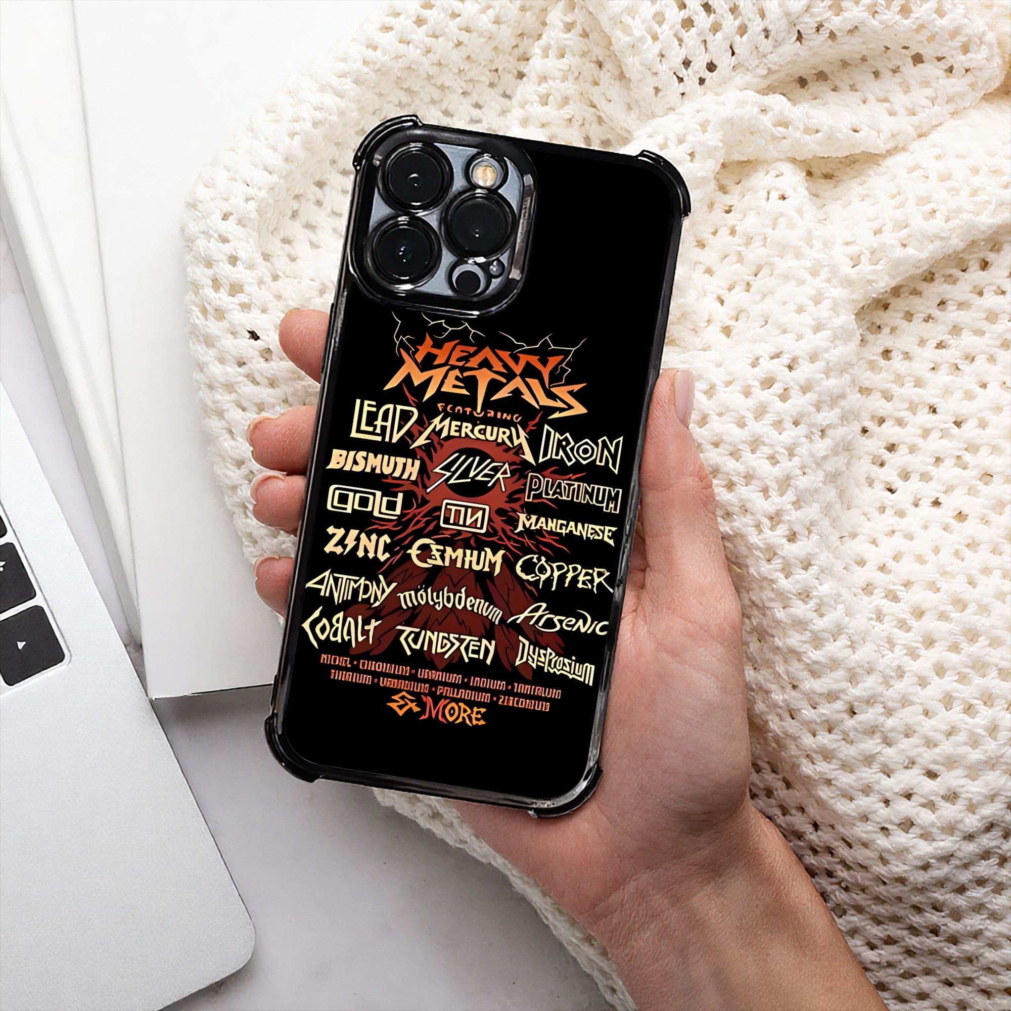 Parodie telefoonhoesje Heavy M - Phone Cases Metal recensie en prijs