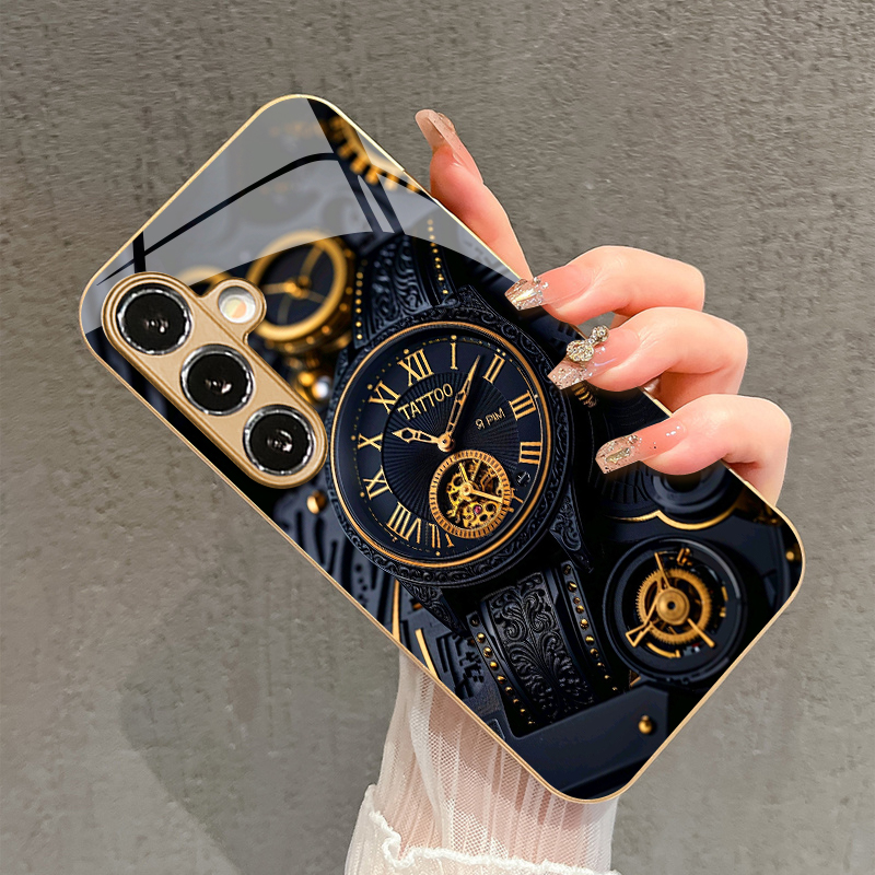 Mechanisch gouden horlogepatro - Phone Cases Metal recensie en prijs