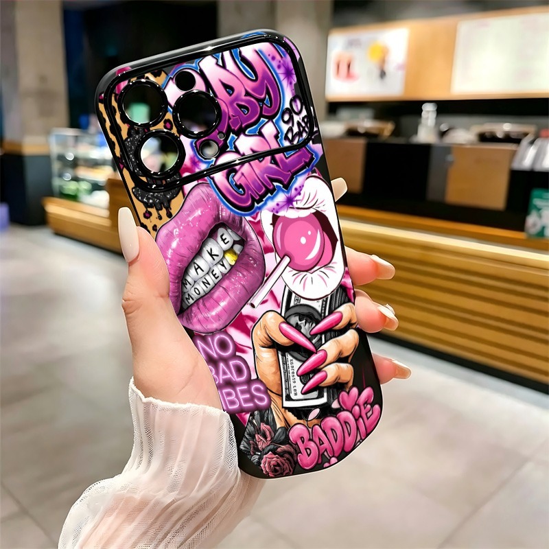 Hiphop roze lippen baby meisje - Phone Cases Unique recensie en prijs