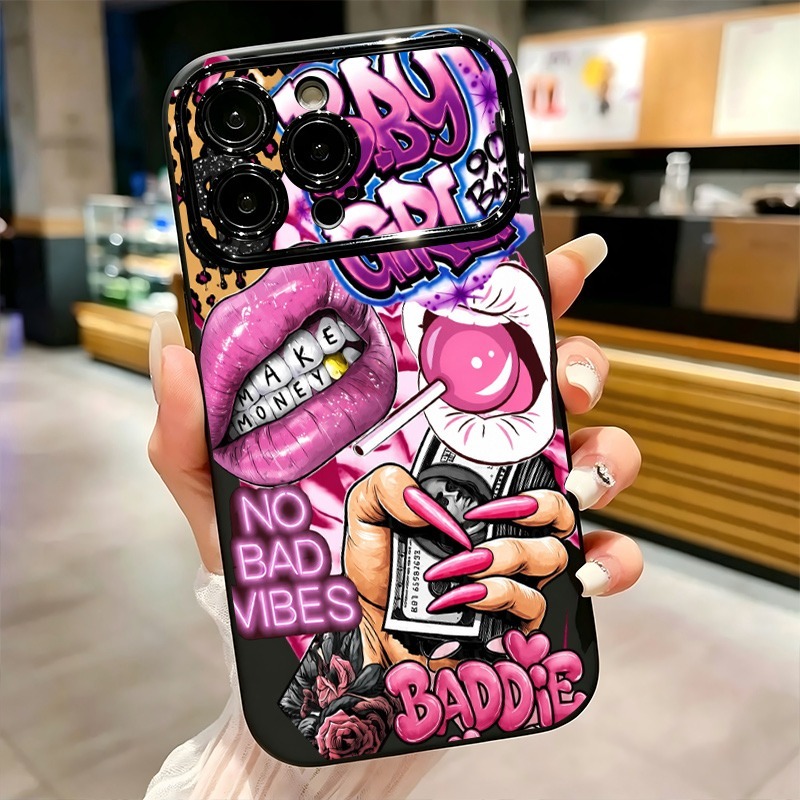 Hiphop roze lippen baby meisje - Phone Cases Unique recensie en prijs