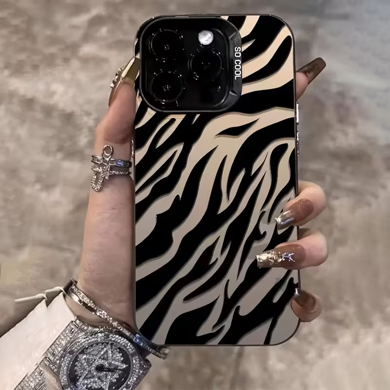 Zebra-patroon Zwarte Geavancee - Phone Cases Unique recensie en prijs
