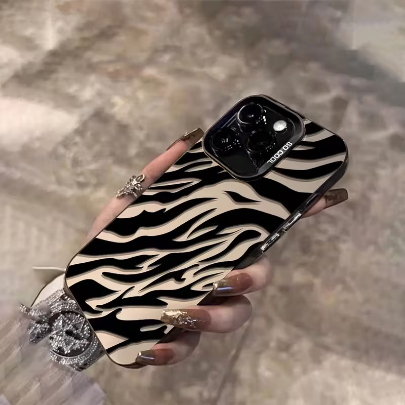 Zebra-patroon Zwarte Geavancee - Phone Cases Unique recensie en prijs