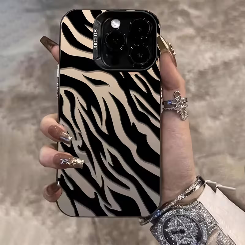 Zebra-patroon Zwarte Geavancee - Phone Cases Unique recensie en prijs