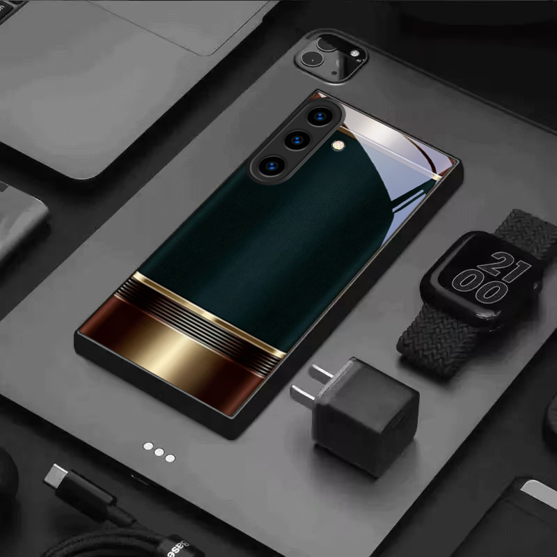 Elegant Retro Metalen Frame Zw - Phone Cases Metal recensie en prijs