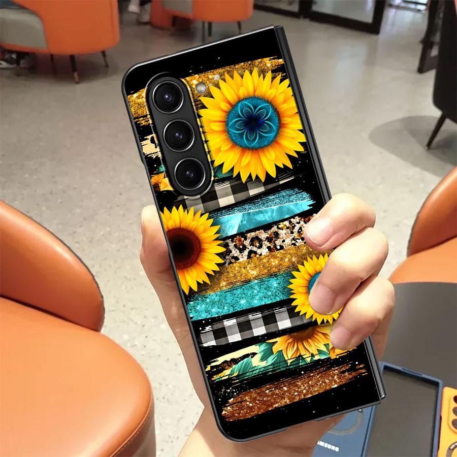 Zebra Gestreepte Zonnebloem Te - Phone Cases Z Fold 4 recensie en prijs
