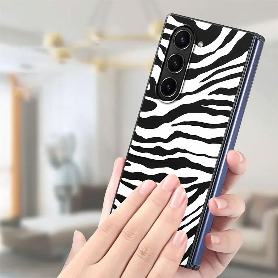 Zebra Gestreepte Zonnebloem Te - Phone Cases Z Fold 4 recensie en prijs