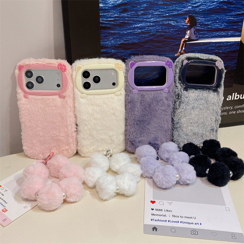 Luxe effenkleurige pluche tele - Phone Cases For Iphone 13 recensie en prijs