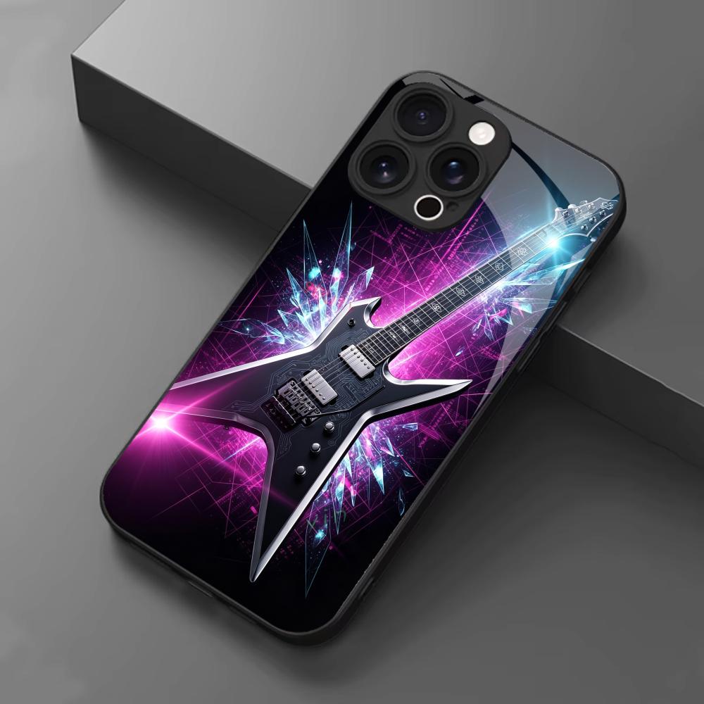 Muzikaal gitaarpatroon Gehard  - Phone Cases Metal recensie en prijs