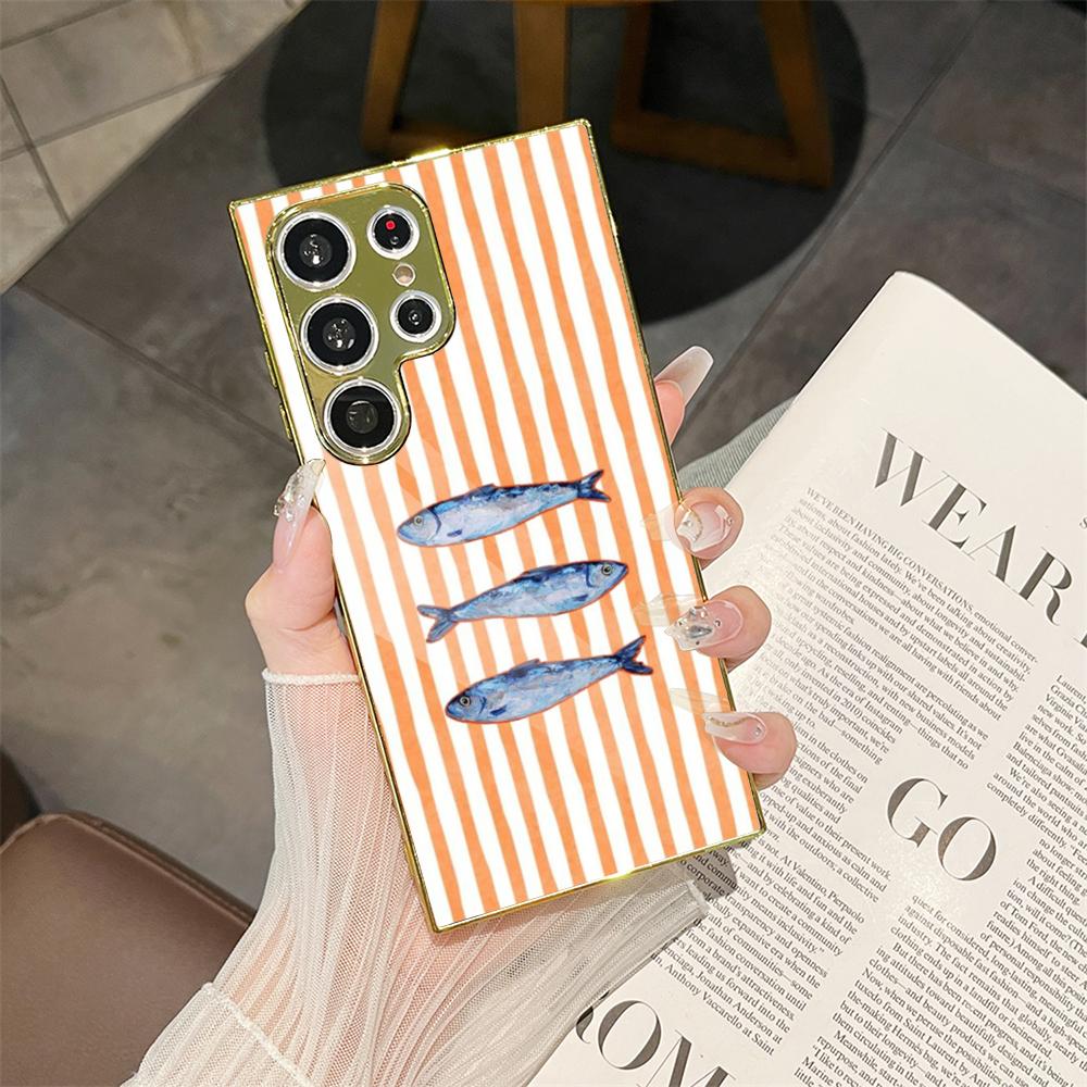 Ocean Life Gestreepte Telefoon - Phone Cases Metal recensie en prijs