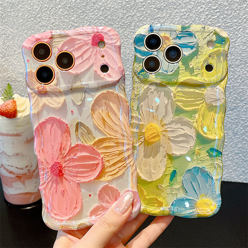 Mode-olieverfschilderij bloeme - Phone Cases Unique recensie en prijs
